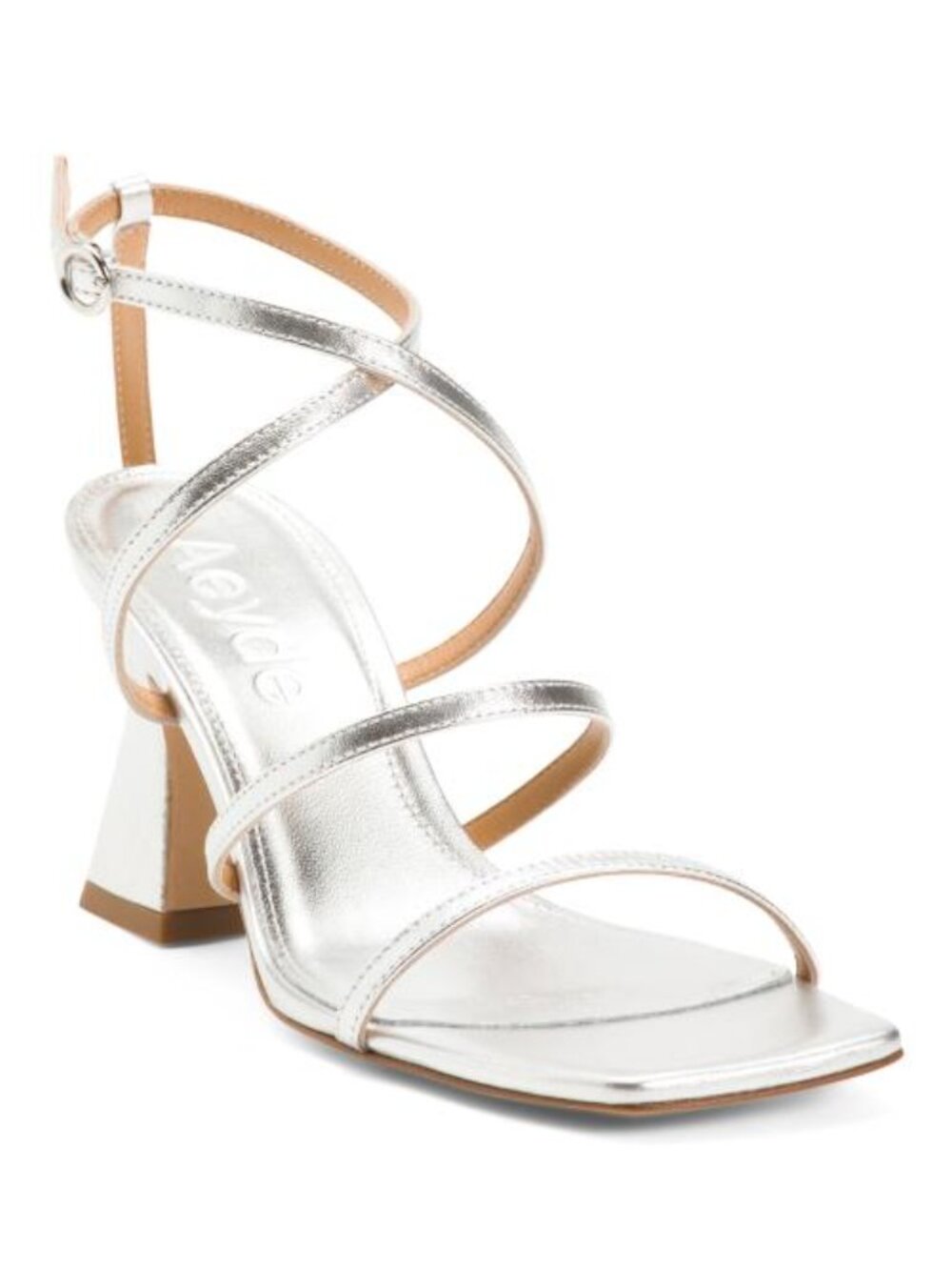 AEYDE Made In Italy Leather Edda Heeled Sandals